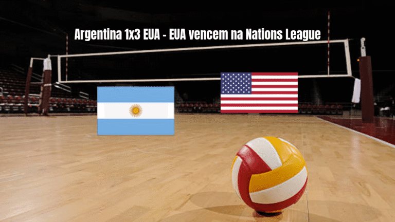 Argentina perde para EUA por 3 sets a 1 na Nations League