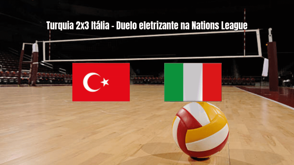 Itália vence Turquia por 3x2 em jogo emocionante na Nations League