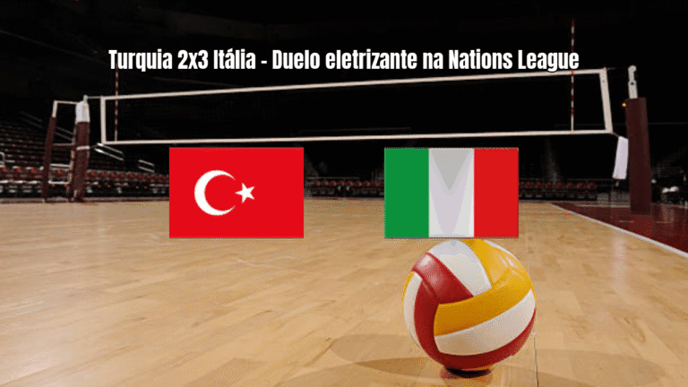 Itália vence Turquia por 3x2 em jogo emocionante na Nations League