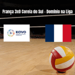 França vence Coreia do Sul por 3x0 na Liga das Nações Feminina