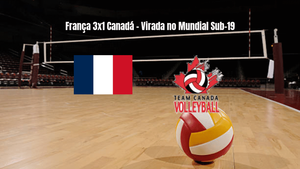 França vence Canadá por 3x1 no Mundial Sub-19 de Vôlei