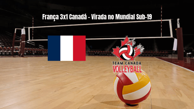 França vence Canadá por 3x1 no Mundial Sub-19 de Vôlei
