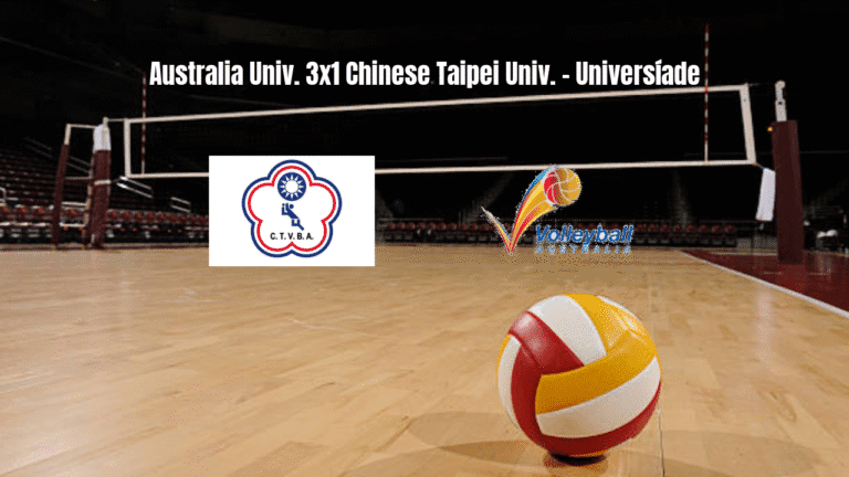 Australia Univ. vence Chinese Taipei Univ. por 3x1 na Universíade