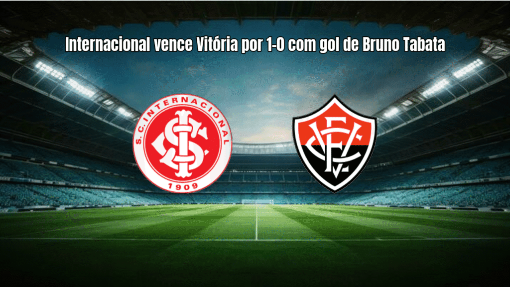 Internacional vence Vitória por 1-0 com gol de Bruno Tabata
