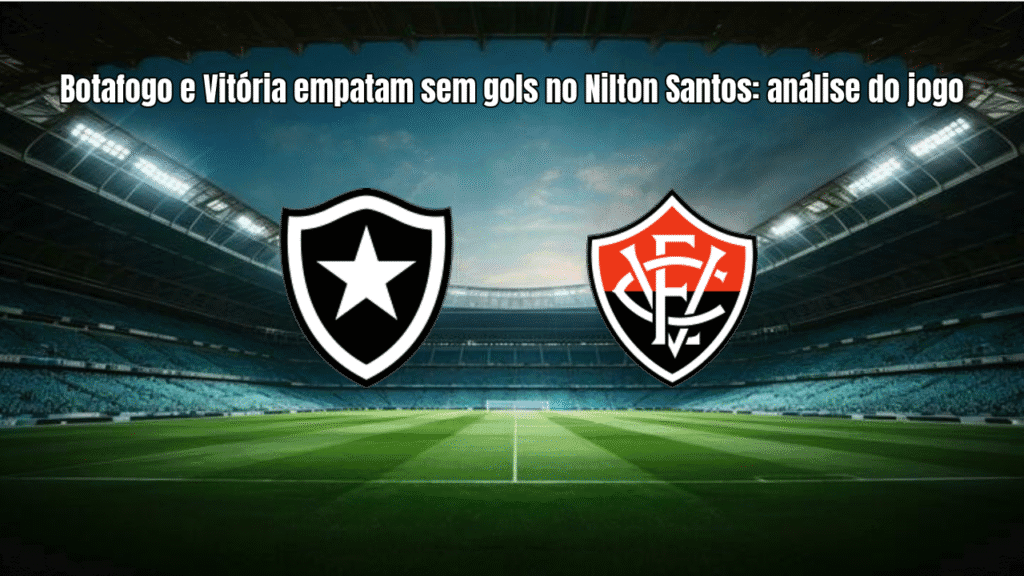 Botafogo e Vitória empatam sem gols no Nilton Santos: análise do jogo