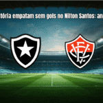 Botafogo e Vitória empatam sem gols no Nilton Santos: análise do jogo