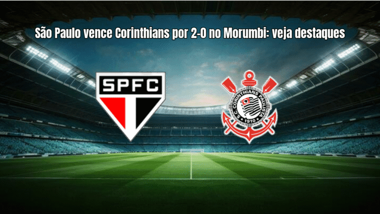São Paulo vence Corinthians por 2-0 no Morumbi: veja destaques