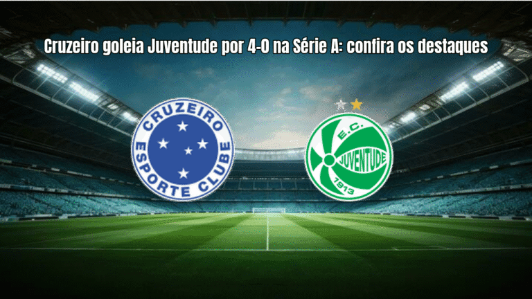 Cruzeiro goleia Juventude por 4-0 na Série A: confira os destaques