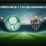 Palmeiras vence Atletico-MG por 3-2 em jogo emocionante no Allianz Parque