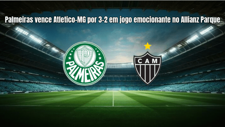 Palmeiras vence Atletico-MG por 3-2 em jogo emocionante no Allianz Parque