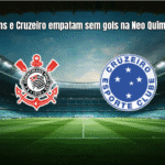 Corinthians e Cruzeiro empatam sem gols na Neo Química Arena