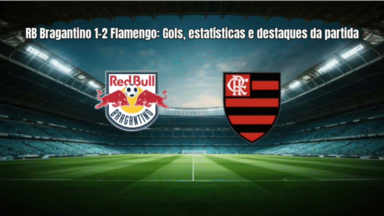 RB Bragantino 1-2 Flamengo: Gols, estatísticas e destaques da partida
