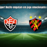 Vitoria e Sport Recife empatam em jogo emocionante na Série A