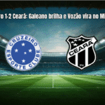 Cruzeiro 1-2 Ceará: Galeano brilha e Vozão vira no Mineirão