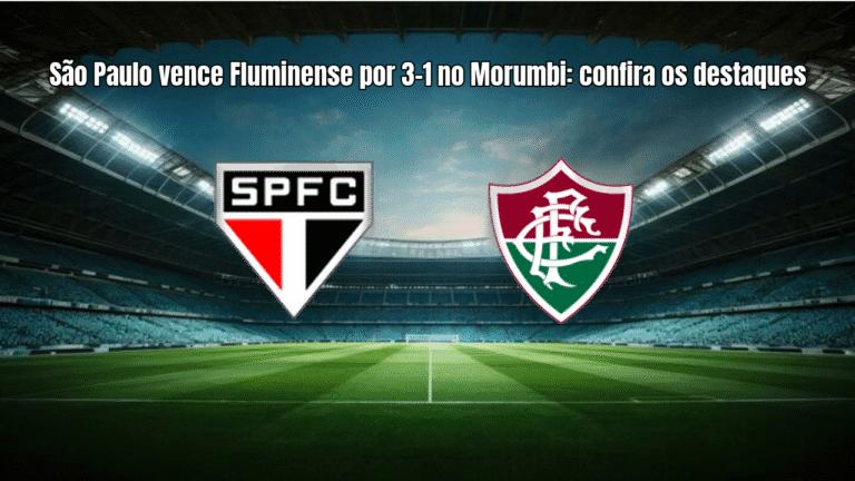 São Paulo vence Fluminense por 3-1 no Morumbi: confira os destaques