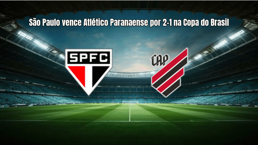 São Paulo vence Atlético Paranaense por 2-1 na Copa do Brasil