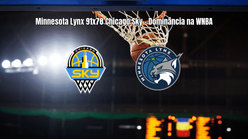 Minnesota Lynx vence Chicago Sky por 91 a 78 na WNBA