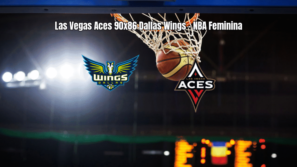 Las Vegas Aces vence Dallas Wings por 90 a 86 na NBA Feminina