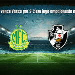 Mirassol vence Vasco por 3-2 em jogo emocionante na Série A