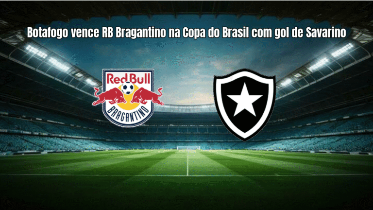 Botafogo vence RB Bragantino na Copa do Brasil com gol de Savarino