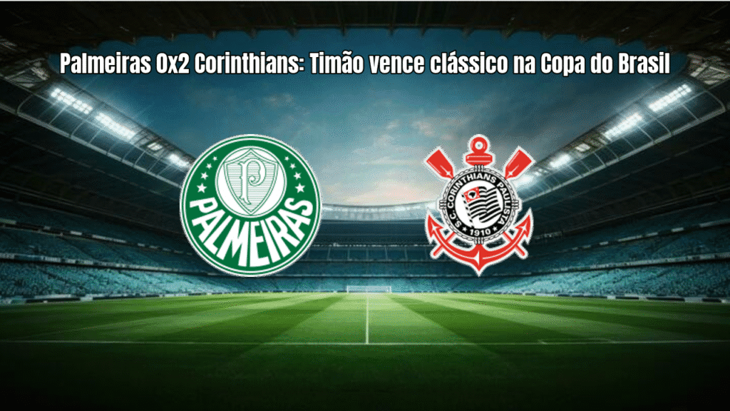 Palmeiras 0x2 Corinthians: Timão vence clássico na Copa do Brasil