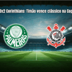 Palmeiras 0x2 Corinthians: Timão vence clássico na Copa do Brasil
