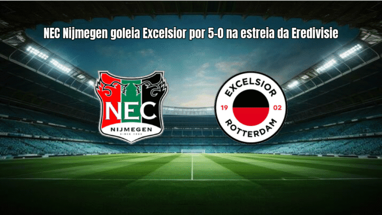 NEC Nijmegen goleia Excelsior por 5-0 na estreia da Eredivisie