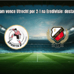 Sparta Rotterdam vence Utrecht por 2-1 na Eredivisie: destaques e análise