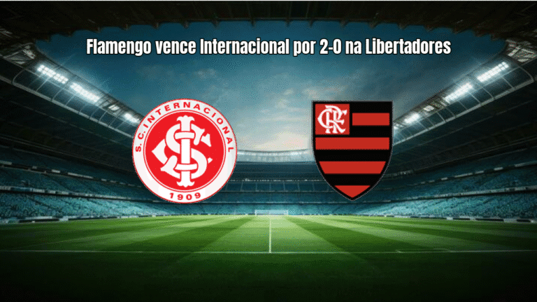 Flamengo vence Internacional por 2-0 na Libertadores