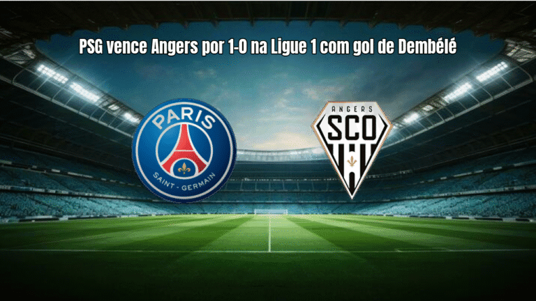 PSG vence Angers por 1-0 na Ligue 1 com gol de Dembélé