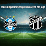 Grêmio e Ceará empatam sem gols na Arena em jogo truncado