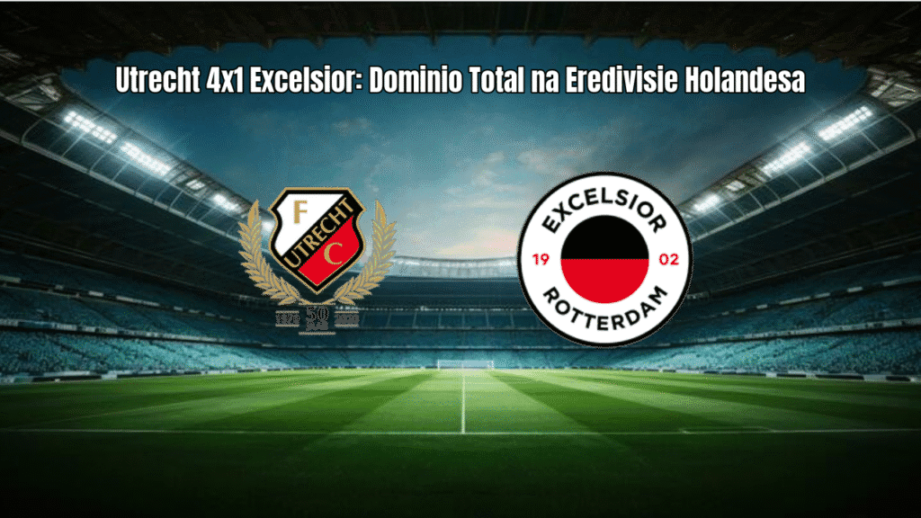 Utrecht 4x1 Excelsior: Dominio Total na Eredivisie Holandesa