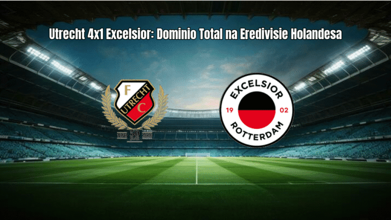 Utrecht 4x1 Excelsior: Dominio Total na Eredivisie Holandesa