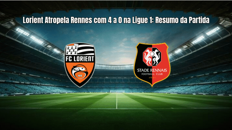 Lorient Atropela Rennes com 4 a 0 na Ligue 1: Resumo da Partida