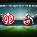 Mainz 05 0x1 Köln: Bülter decide no fim com gol nos acréscimos