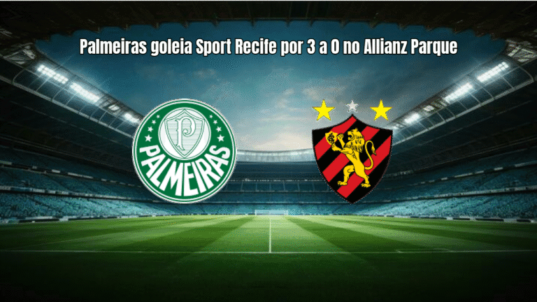 Palmeiras goleia Sport Recife por 3 a 0 no Allianz Parque