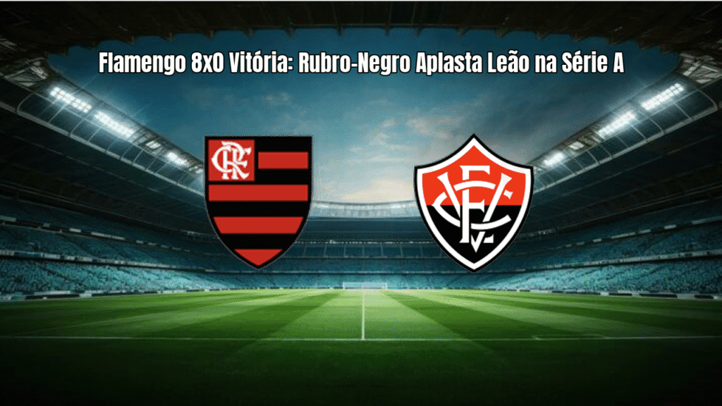Flamengo 8x0 Vitória: Rubro-Negro Aplasta Leão na Série A