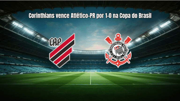 Corinthians vence Atlético-PR por 1-0 na Copa do Brasil