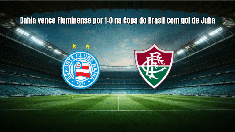 Bahia vence Fluminense por 1-0 na Copa do Brasil com gol de Juba