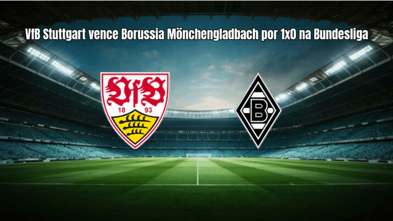 VfB Stuttgart vence Borussia Mönchengladbach por 1x0 na Bundesliga