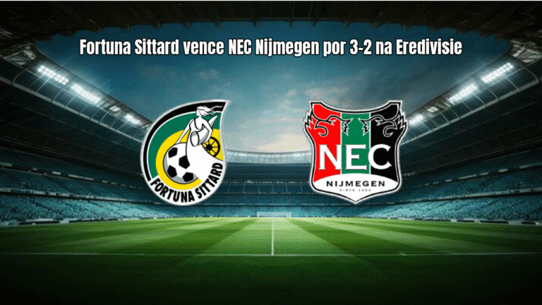 Fortuna Sittard vence NEC Nijmegen por 3-2 na Eredivisie