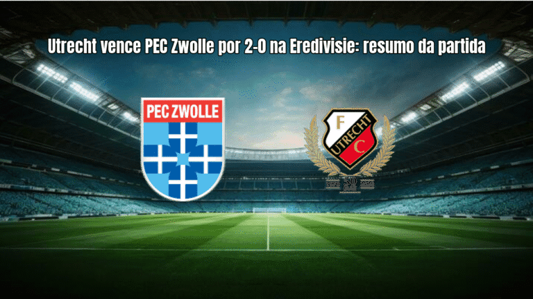 Utrecht vence PEC Zwolle por 2-0 na Eredivisie: resumo da partida