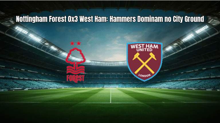 Nottingham Forest 0x3 West Ham: Hammers Dominam no City Ground
