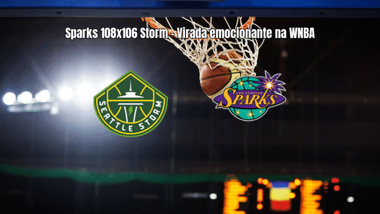 Los Angeles Sparks vence Seattle Storm por 108x106 na WNBA