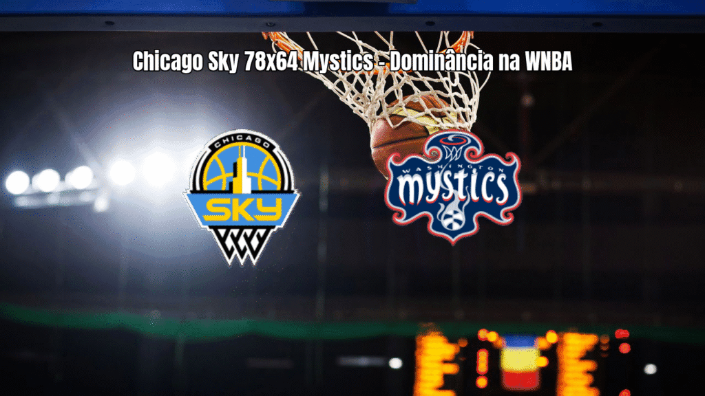 Chicago Sky vence Washington Mystics por 78 a 64 na WNBA
