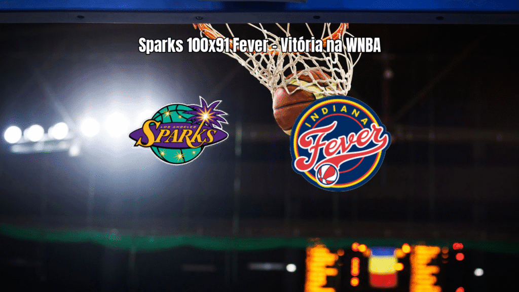 Los Angeles Sparks vence Indiana Fever por 100 a 91 na WNBA