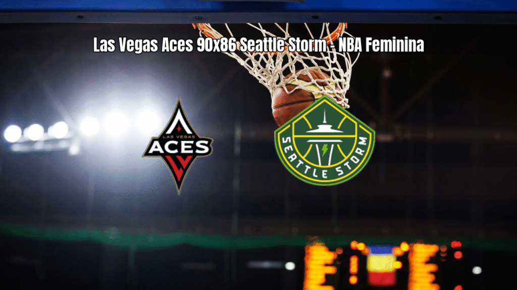Las Vegas Aces vence Seattle Storm por 90 a 86 na NBA Feminina