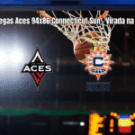Las Vegas Aces vence Connecticut Sun por 94x86 na WNBA