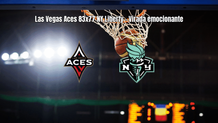 Las Vegas Aces vence New York Liberty por 83 a 77 na NBA