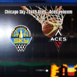 Las Vegas Aces vence Chicago Sky por 79 a 74 na WNBA